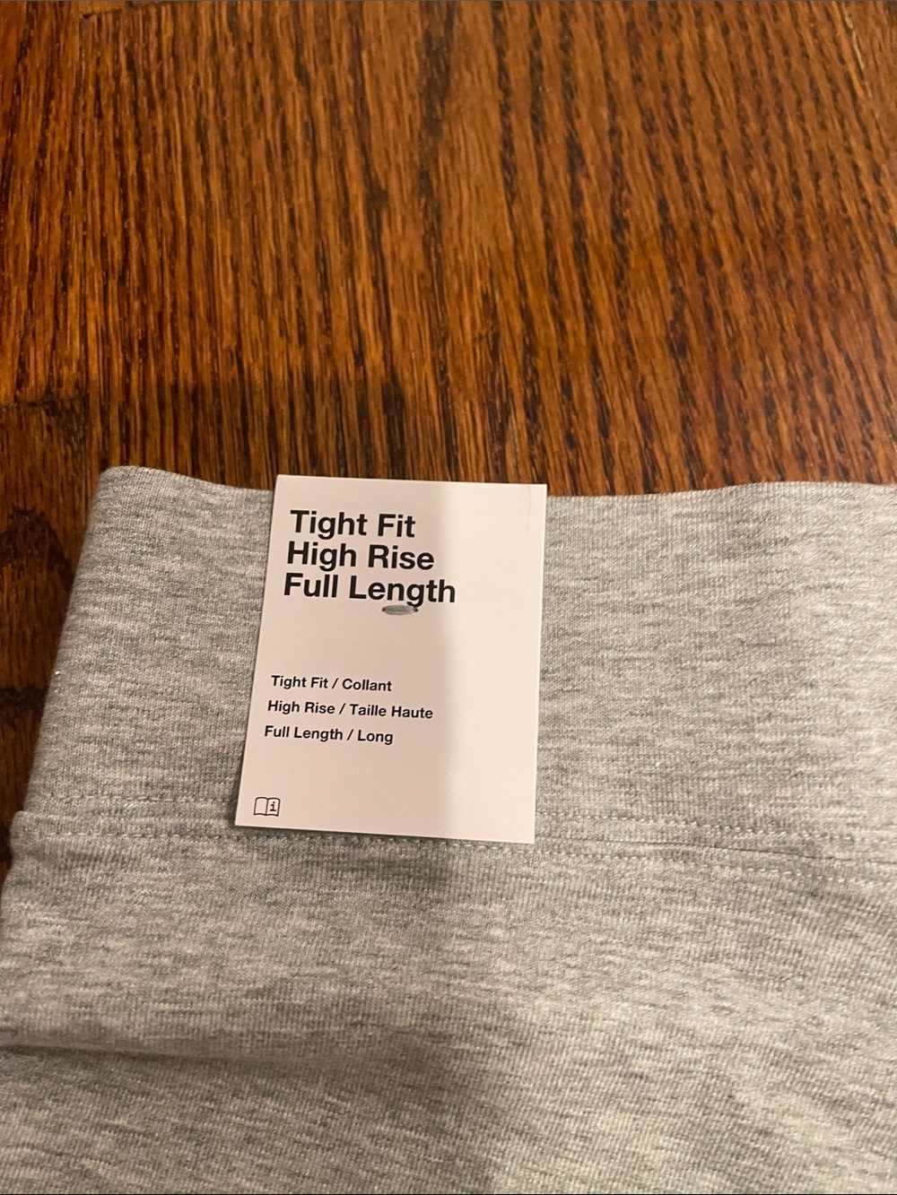 Women’s  High-Rise Tight Fit Full-Length leggings - Light Gray